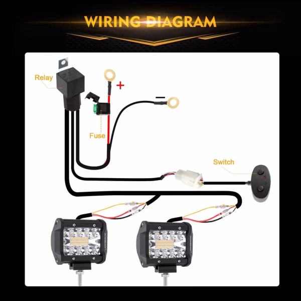 Auxbeam 6 MODES SERIES White/Amber LED LIGHT BARS (30 inch to 20 inch)