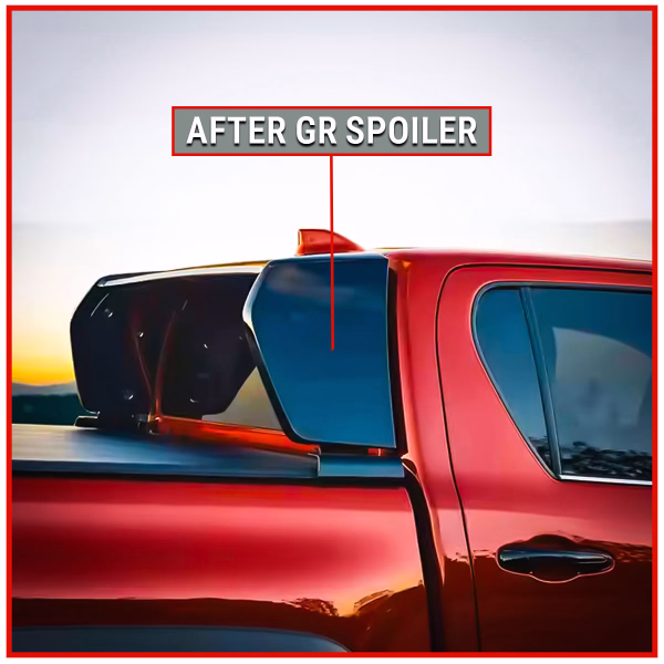 GR ABS Plastic Spoiler for Toyota Hilux