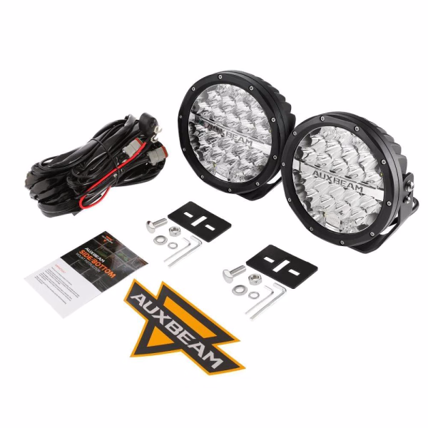 Auxbeam 7 Inch 240W 24000 Lumens Black LED Driving Lights