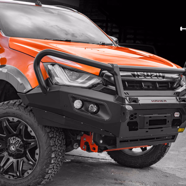Hamer King series Plus bull bar for Isuzu D-Max (2021 - 2024)