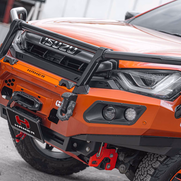 Hamer King series Plus bull bar for Isuzu D-Max (2021 - 2024)