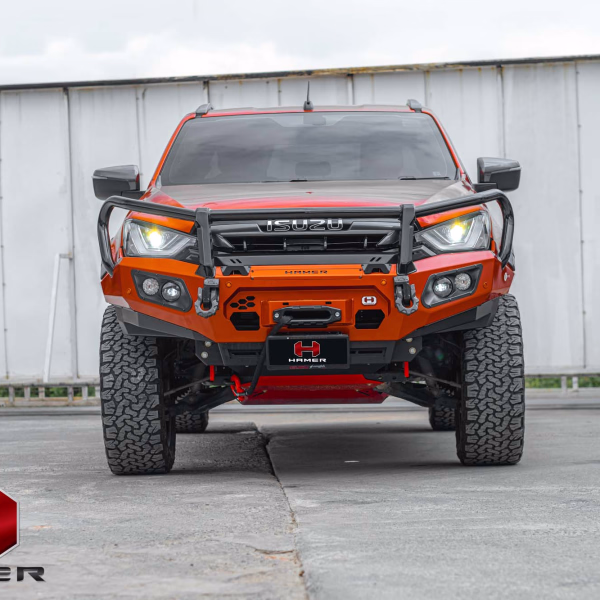 Hamer King series Plus bull bar for Isuzu D-Max (2021 - 2024)