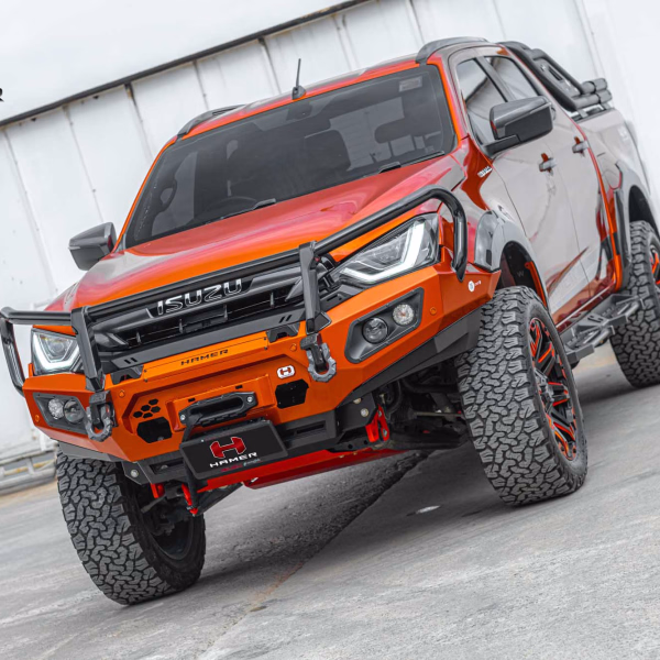 Hamer King series Plus bull bar for Isuzu D-Max (2021 - 2024)