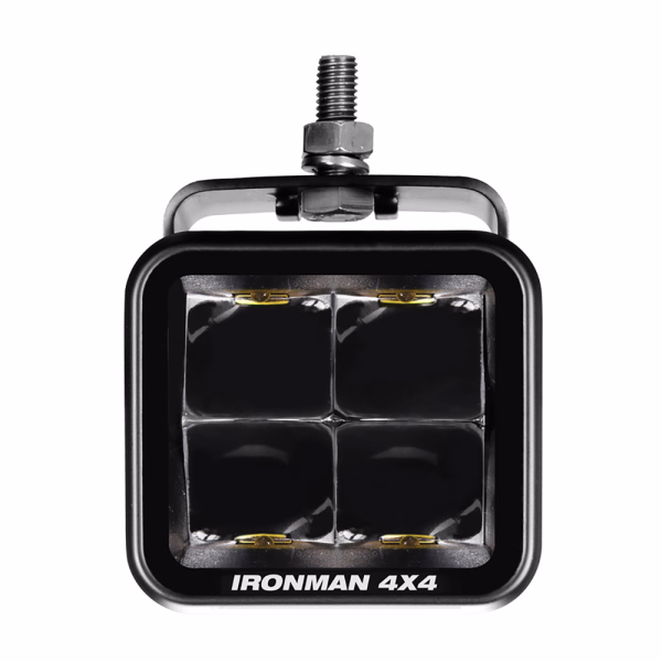 Ironman 20W Bright Cube, Spot Beam LED Cube Light - 70x 64mm (each) – Clear