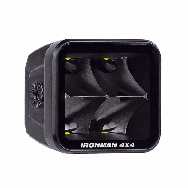 Ironman 20W Bright Cube, Spot Beam LED Cube Light - 70x 64mm (each) – Clear