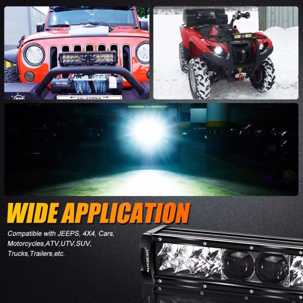 Auxbeam 5D-PRO Series SPOT BEAM OFF ROAD LED Light Bars