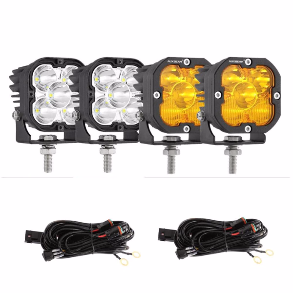 Auxbeam 3 Inch 80W 9600 Lumens LED pod Lights