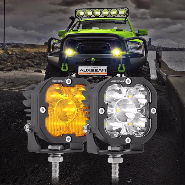 Auxbeam 3 Inch 80W 9600 Lumens LED pod Lights