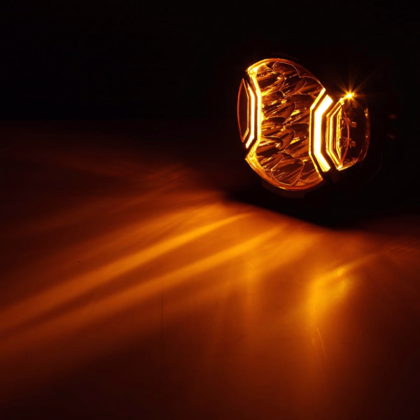 Auxbeam 5 Inch 172W LED Side Shooter White & Amber POD Lights | V-Ultra Series