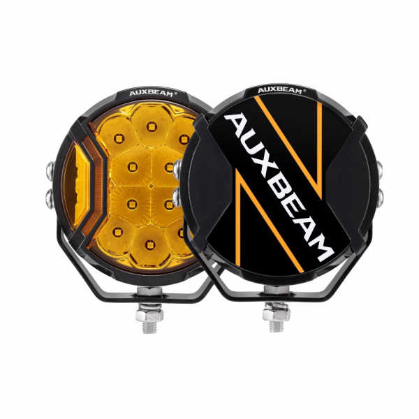 Auxbeam 5 Inch 172W LED Side Shooter White & Amber POD Lights | V-Ultra Series