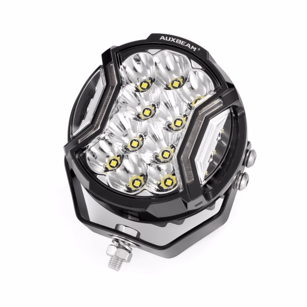 Auxbeam 5 Inch 172W LED Side Shooter White & Amber POD Lights | V-Ultra Series