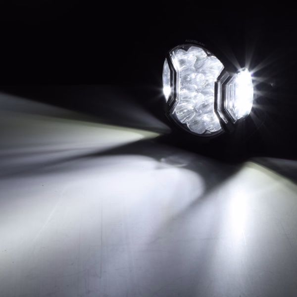 Auxbeam 5 Inch 172W LED Side Shooter White & Amber POD Lights | V-Ultra Series
