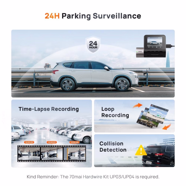 70MAI A510 HDR Dual Dash Cam