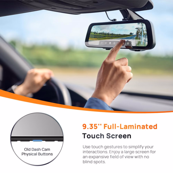 70MAI RearView Dash Cam S500 3K DUAL HDR