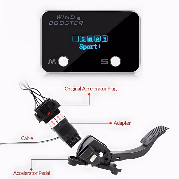 Windbooster GT Intelligent Throttle Controller with Bluetooth App Chip Tuning