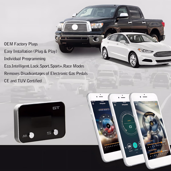 Windbooster GT Intelligent Throttle Controller with Bluetooth App Chip Tuning