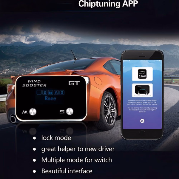 Windbooster GT Intelligent Throttle Controller with Bluetooth App Chip Tuning