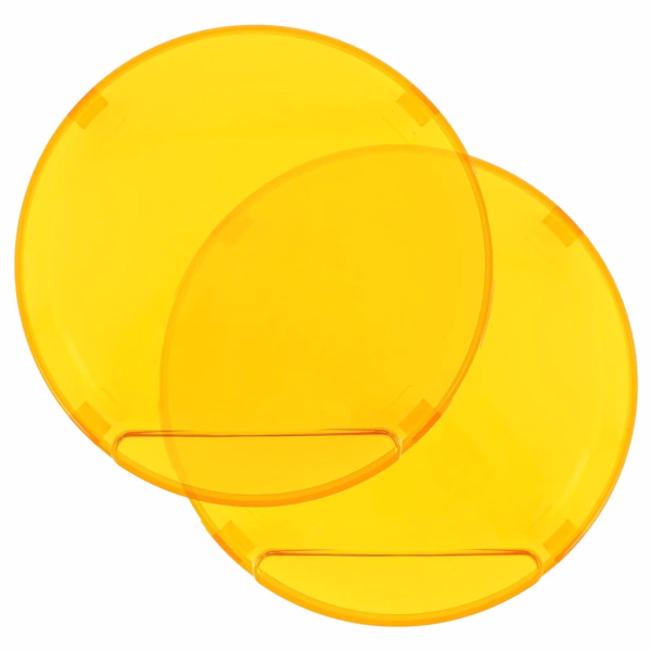 Auxbeam 9 Inch Round LED Driving Light Amber Cover Light Shield