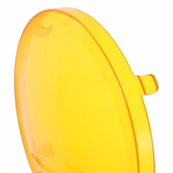 Auxbeam 9 Inch Round LED Driving Light Amber Cover Light Shield