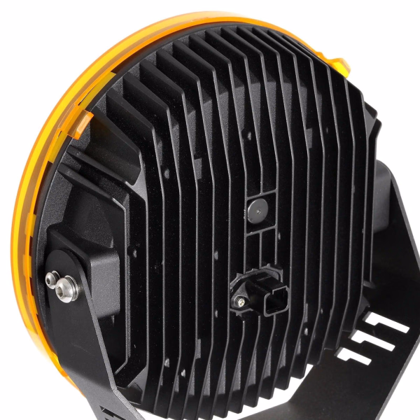 Auxbeam 9 Inch Round LED Driving Light Amber Cover Light Shield