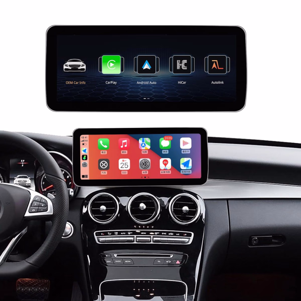 12.3 Inch Android Car Radio GPS Navigation Car DVD Player for Mercedes Benz C Class W205 (2015-2018)