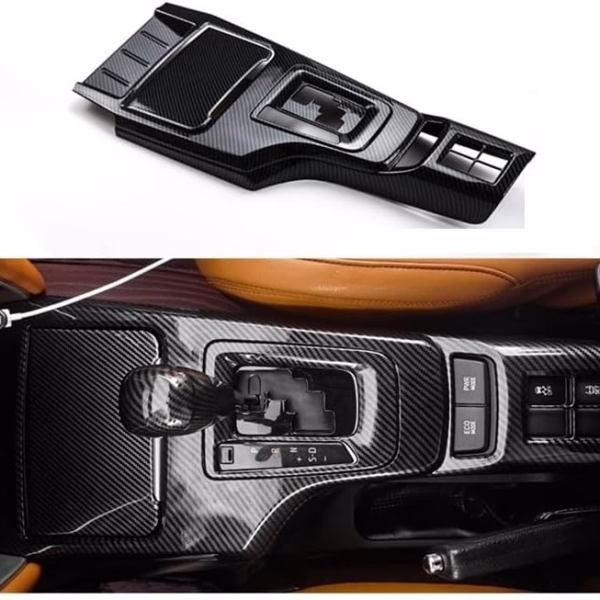 ABS Carbon Fiber Center Console Cover for Toyota Fortuner (2016-2022)