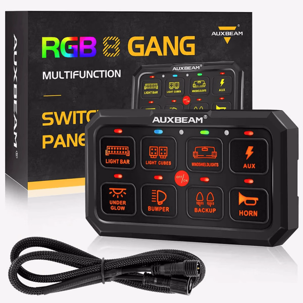Auxbeam RGB Series Switch Panel (6 Gang-8 Gang-12 Gang)
