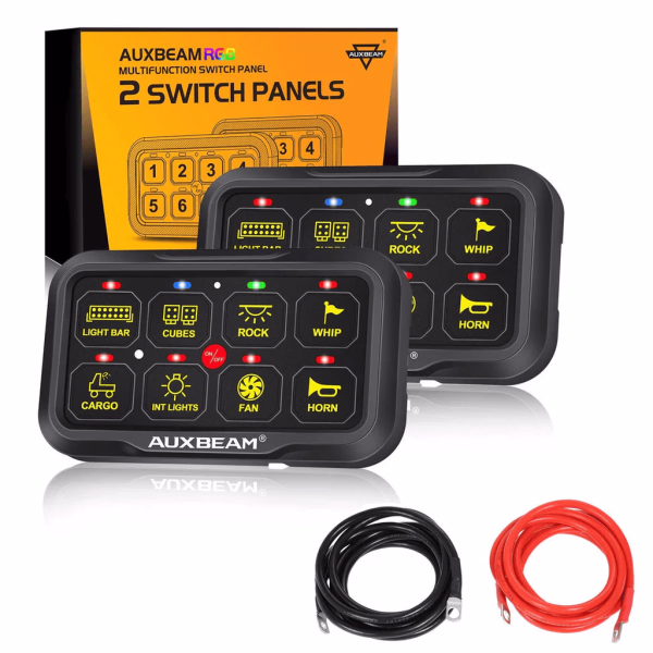 Auxbeam RGB Series Switch Panel (6 Gang-8 Gang-12 Gang)