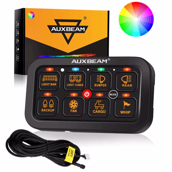 Auxbeam RGB Series Switch Panel (6 Gang-8 Gang-12 Gang)