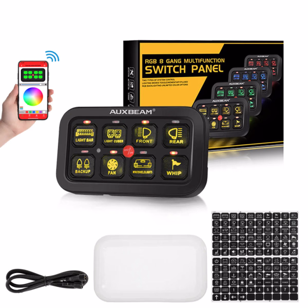 Auxbeam AR Series Switch Panel with App Control