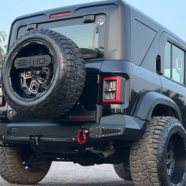 Proman Metal Rear Bumper for Mahindra Thar Roxx 