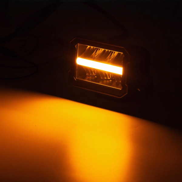 Auxbeam 4.5 Inch 120W 13920LM LED Pods with White DRL & Amber Off-Road Driving Light