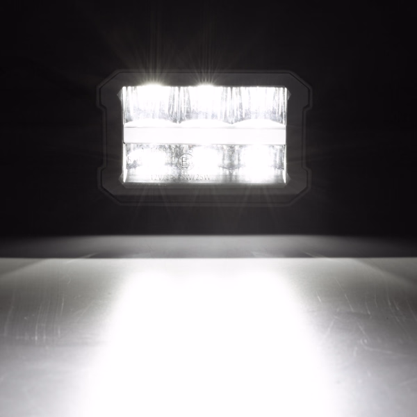 Auxbeam 4.5 Inch 120W 13920LM LED Pods with White DRL & Amber Off-Road Driving Light