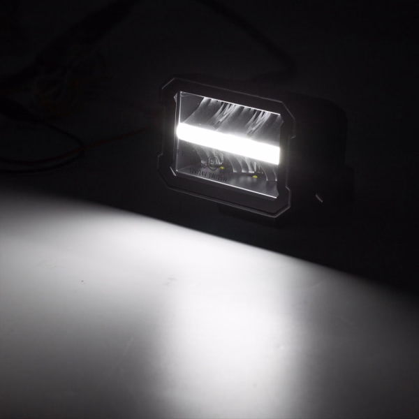 Auxbeam 4.5 Inch 120W 13920LM LED Pods with White DRL & Amber Off-Road Driving Light