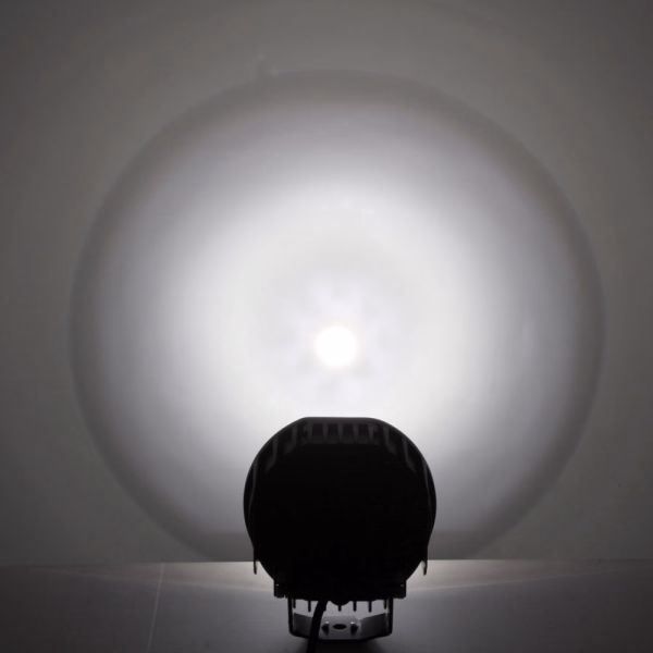 Auxbeam 360-Ultra Series 6 Inch 132W Led Spot Driving Light Off Road Lights | White DRL & Amber Light