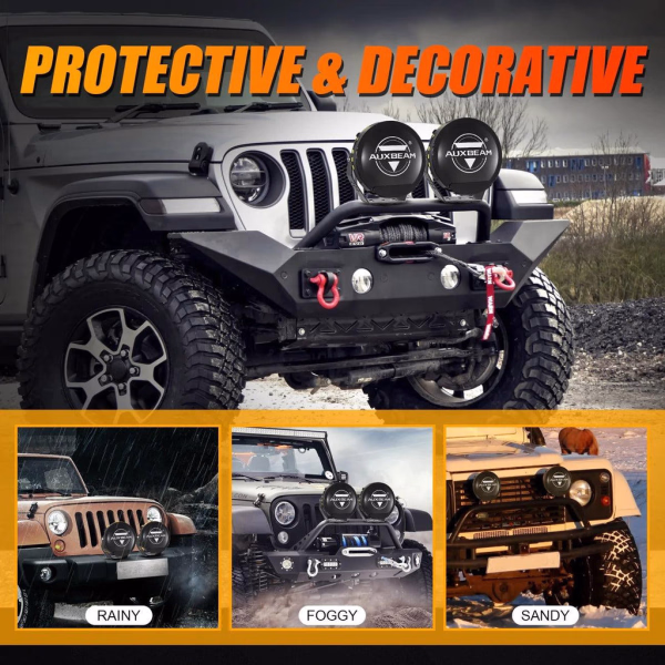 Auxbeam 7 Inch 178W Round Off Road Light Spot Beam LED Driving Lights