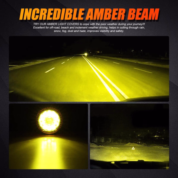 Auxbeam 7 Inch 178W Round Off Road Light Spot Beam LED Driving Lights