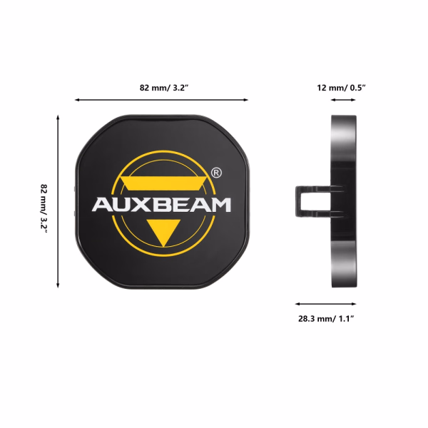 Auxbeam 3 Inch 84W LED Combo POD Light Off Road Lights With White & DRL Amber