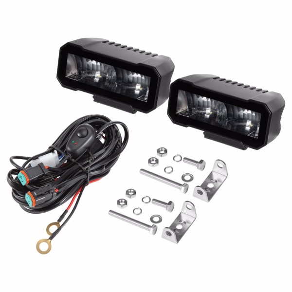 Auxbeam 4.6 Inch 60W 7200LM LED Pod Lights Off Road Driving Lights