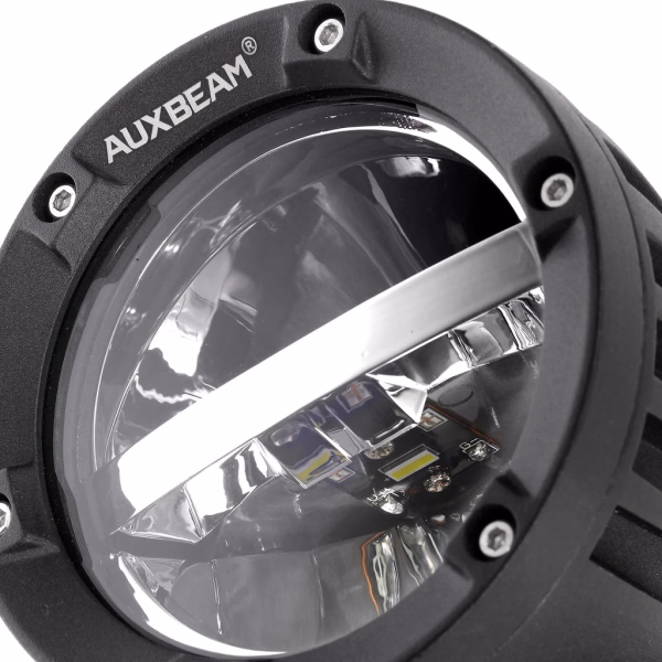 Auxbeam 4 Inch 110W Round OFF Road LED Pod Lights Combo Beam With Wiring Harness