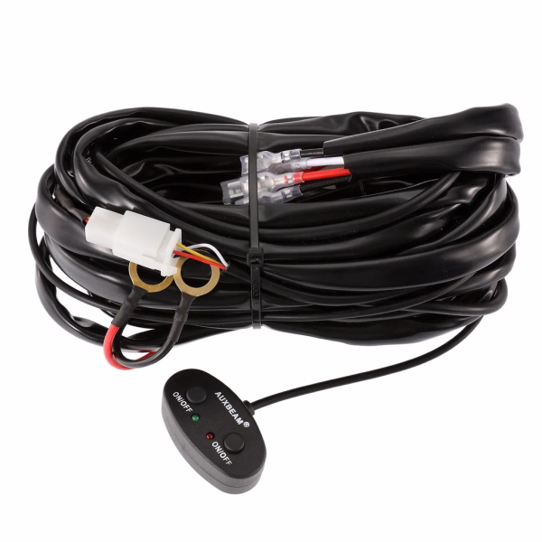 Auxbeam 4 Inch 110W Round OFF Road LED Pod Lights Combo Beam With Wiring Harness