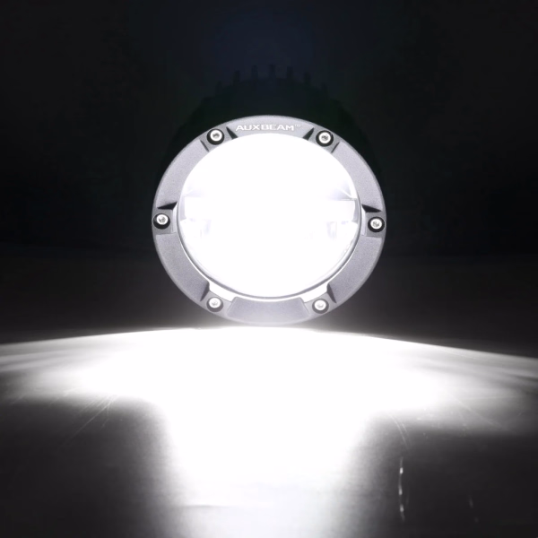 Auxbeam 4 Inch 110W Round OFF Road LED Pod Lights Combo Beam With Wiring Harness
