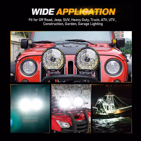 Auxbeam 9 Inch 270W 360-PRO Series LED Driving Lights