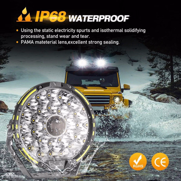 Auxbeam 9 Inch 270W 360-PRO Series LED Driving Lights