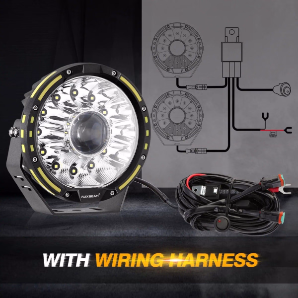 Auxbeam 7 Inch 230W 360-PRO Lens LED Driving Lights