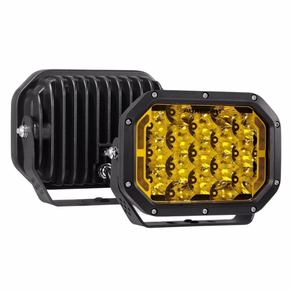 Auxbeam 7x5 Inch LED Pods Amber Spot Driving Lights
