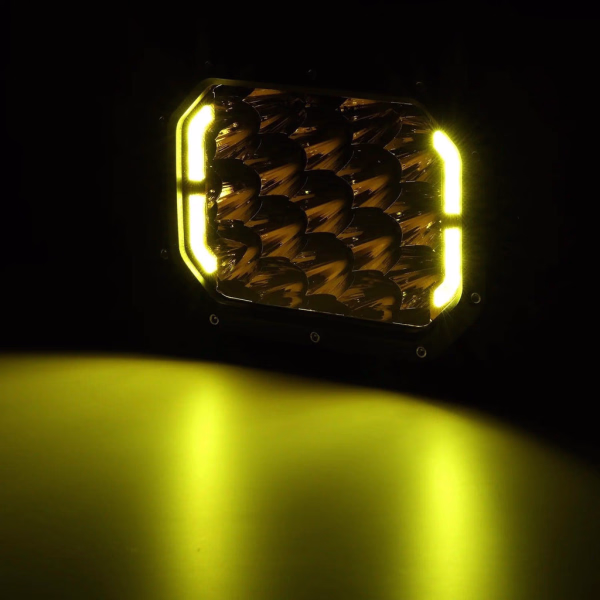 Auxbeam 7x5 Inch LED Pods Amber Spot Driving Lights