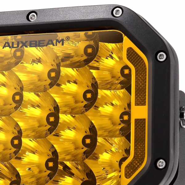 Auxbeam 7x5 Inch LED Pods Amber Spot Driving Lights