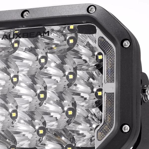 Auxbeam 7x5 Inch LED PODS White Driving Lights DRL