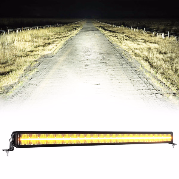 Auxbeam SP-DRL Series 68W 7440 Lumens Off Road LED Light bar White & Amber DRL